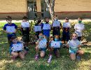  students holding certificates